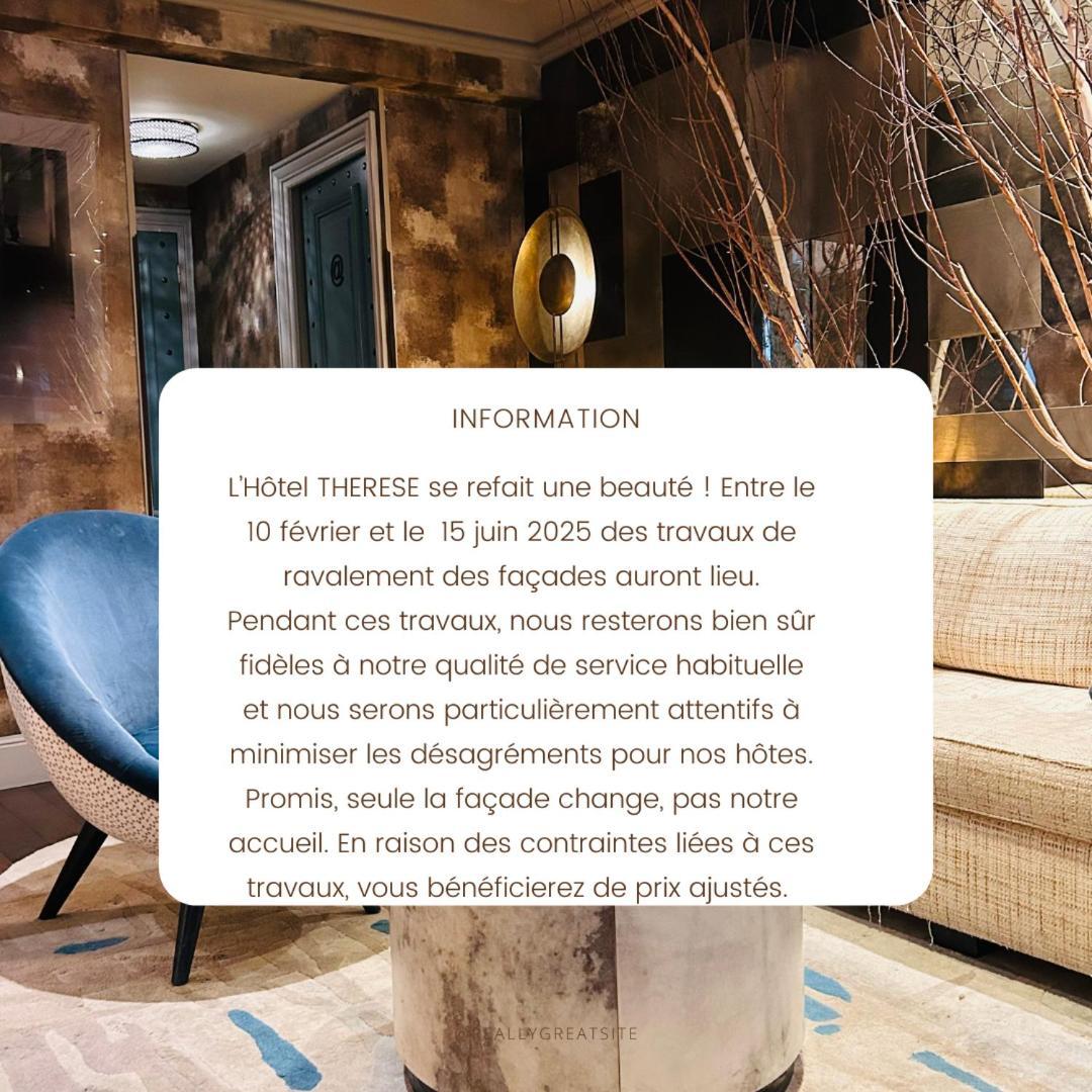 Hotel Therese Paris Dış mekan fotoğraf